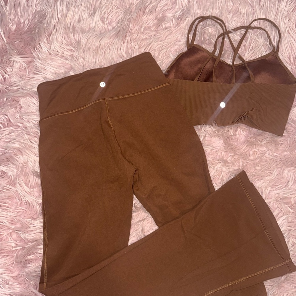 Brown Women's Pants & Jumpsuit Set